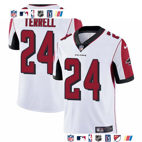 Personalized Falcons #24 A.J. Terrell White Men’s Stitched NFL Untouchable Limited Jersey