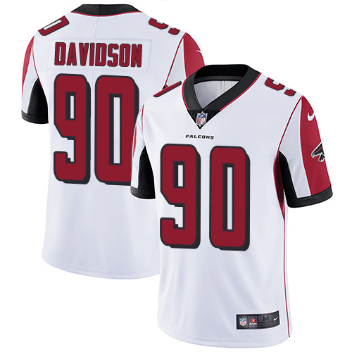Personalized Falcons #90 Marlon Davidson White Men’s Stitched NFL Untouchable Limited Jersey