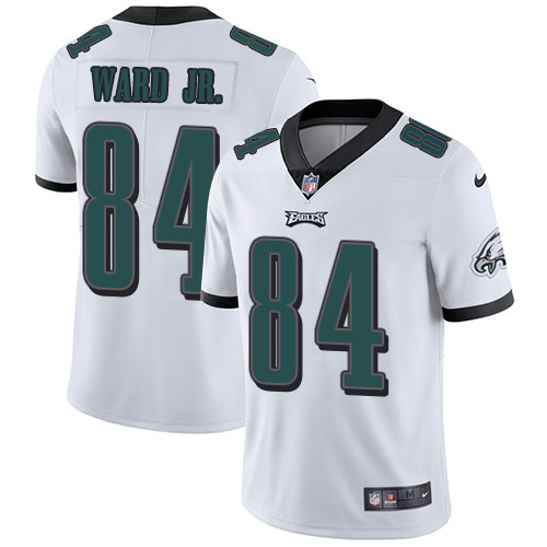 Personalized Eagles #84 Greg Ward Jr. White Men’s Stitched NFL Untouchable Limited Jersey