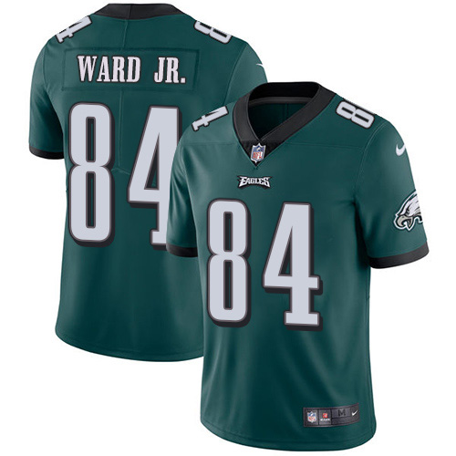 Personalized Eagles #84 Greg Ward Jr. Green Team Color Men’s Stitched NFL Untouchable Limited Jersey