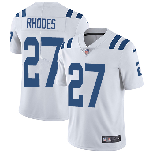 Personalized Colts #27 Xavier Rhodes White Men’s Stitched NFL Untouchable Limited Jersey
