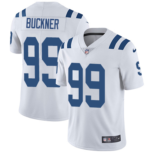 Personalized Colts #99 DeForest Buckner White Men’s Stitched NFL Untouchable Limited Jersey