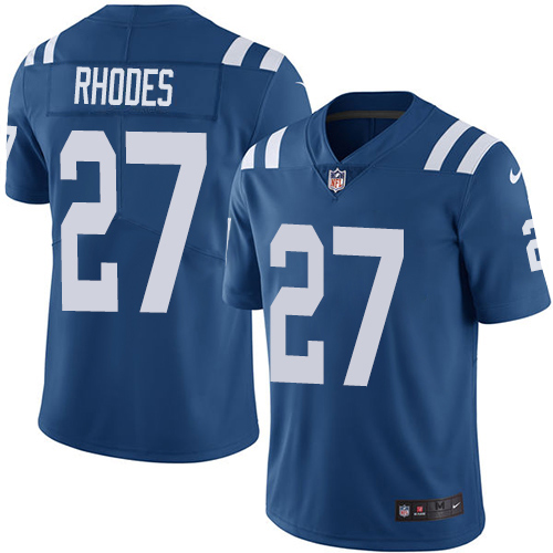 Personalized Colts #27 Xavier Rhodes Royal Blue Team Color Men’s Stitched NFL Untouchable Limited Jersey