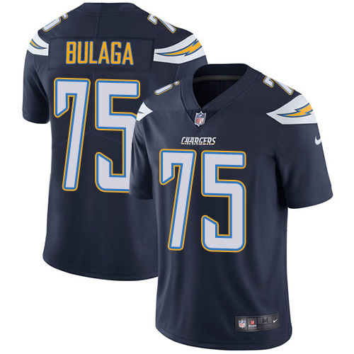 Personalized Chargers #75 Bryan Bulaga Navy Blue Team Color Men’s Stitched NFL Untouchable Limited Jersey