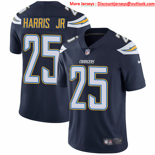 Personalized Chargers #25 Chris Harris Jr Navy Blue Team Color Men’s Stitched NFL Untouchable Limited Jersey