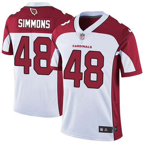 Personalized Cardinals #48 Isaiah Simmons White Men’s Stitched NFL Untouchable Limited Jersey