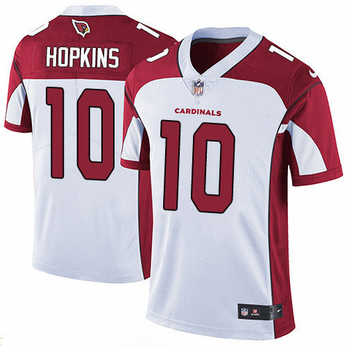 Personalized Cardinals #10 DeAndre Hopkins White Men’s Stitched NFL Untouchable Limited Jersey