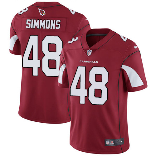Personalized Cardinals #48 Isaiah Simmons Red Team Color Men’s Stitched NFL Untouchable Limited Jersey