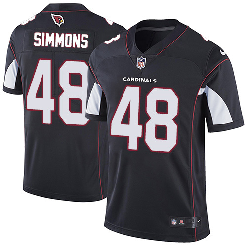 Personalized Cardinals #48 Isaiah Simmons Black Alternate Men’s Stitched NFL Untouchable Limited Jersey