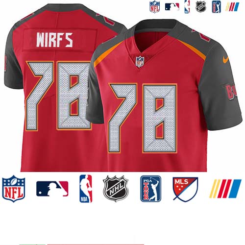 Personalized Buccaneers #78 Tristan Wirfs Red Team Color Men’s Stitched NFL Untouchable Limited Jersey