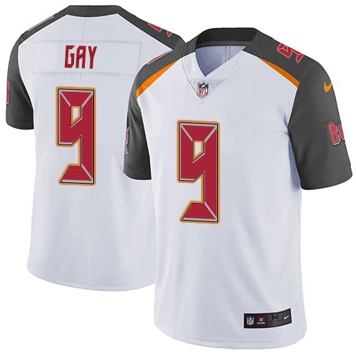 Personalized Buccaneers #9 Matt Gay White Men’s Stitched NFL Untouchable Limited Jersey
