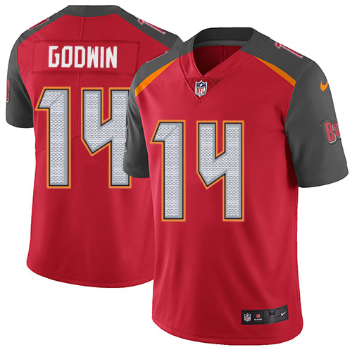 Personalized Buccaneers #14 Chris Godwin Red Team Color Men’s Stitched NFL Untouchable Limited Jersey