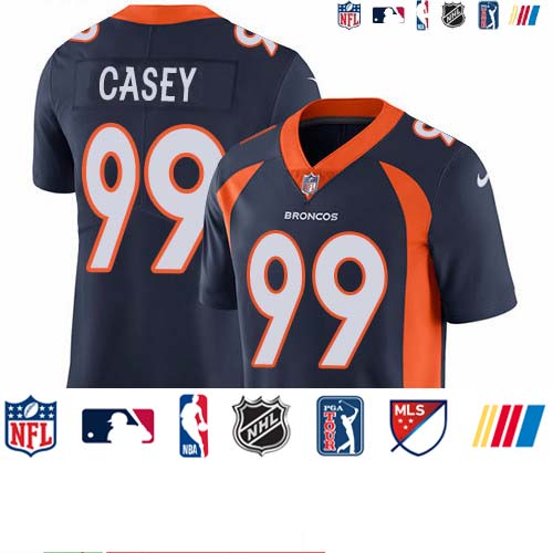 Personalized Broncos #99 Jurrell Casey Navy Blue Alternate Men’s Stitched NFL Untouchable Limited Jersey