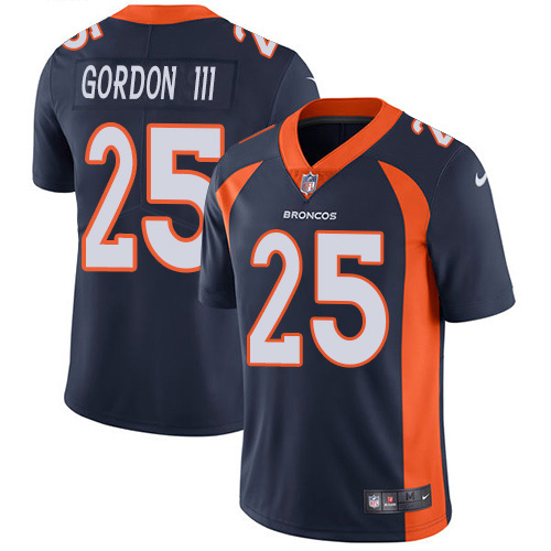 Personalized Broncos #25 Melvin Gordon III Navy Blue Alternate Men’s Stitched NFL Untouchable Limited Jersey