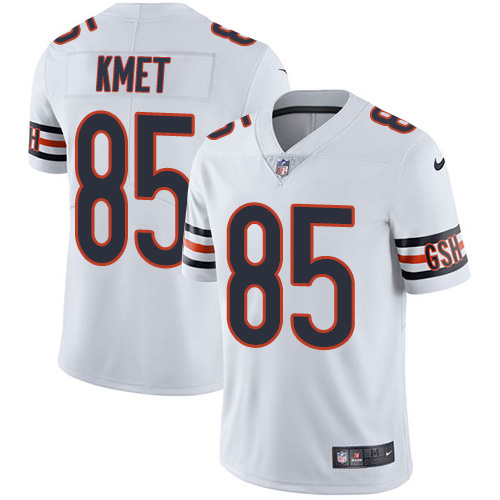 Personalized Bears #85 Cole Kmet White Men’s Stitched NFL Untouchable Limited Jersey