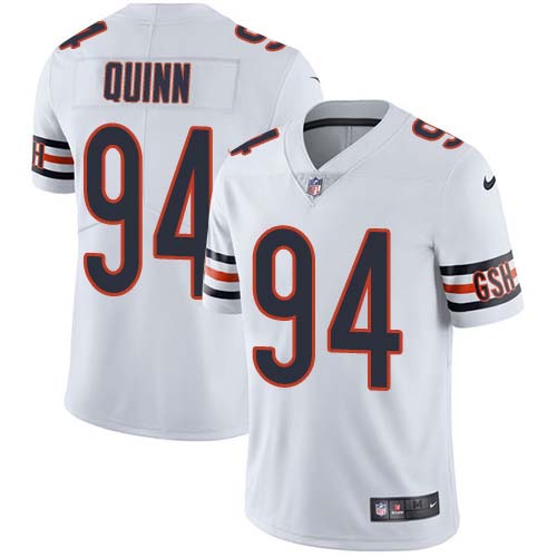 Personalized Bears #94 Robert Quinn White Men’s Stitched NFL Untouchable Limited Jersey