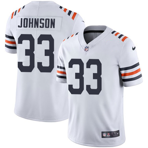 Personalized Bears #33 Jaylon Johnson White Men’s 2019 Alternate Classic Stitched NFL Untouchable Limited Jersey