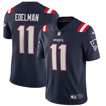 Personalized New England Patriots #11 Julian Edelman Men’s Navy 2020 Limited Jersey