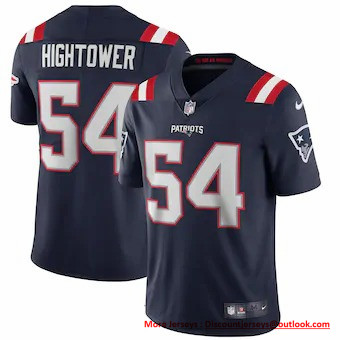 Personalized New England Patriots #54 Dont’a Hightower Men’s Navy 2020 Limited Jersey
