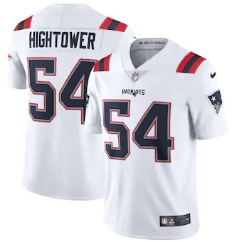 Personalized New England Patriots #54 Dont’a Hightower Men’s White 2020 Limited Jersey