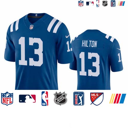 Personalized Indianapolis Colts #13 T.Y. Hilton Men’s Royal 2020 Limited Jersey