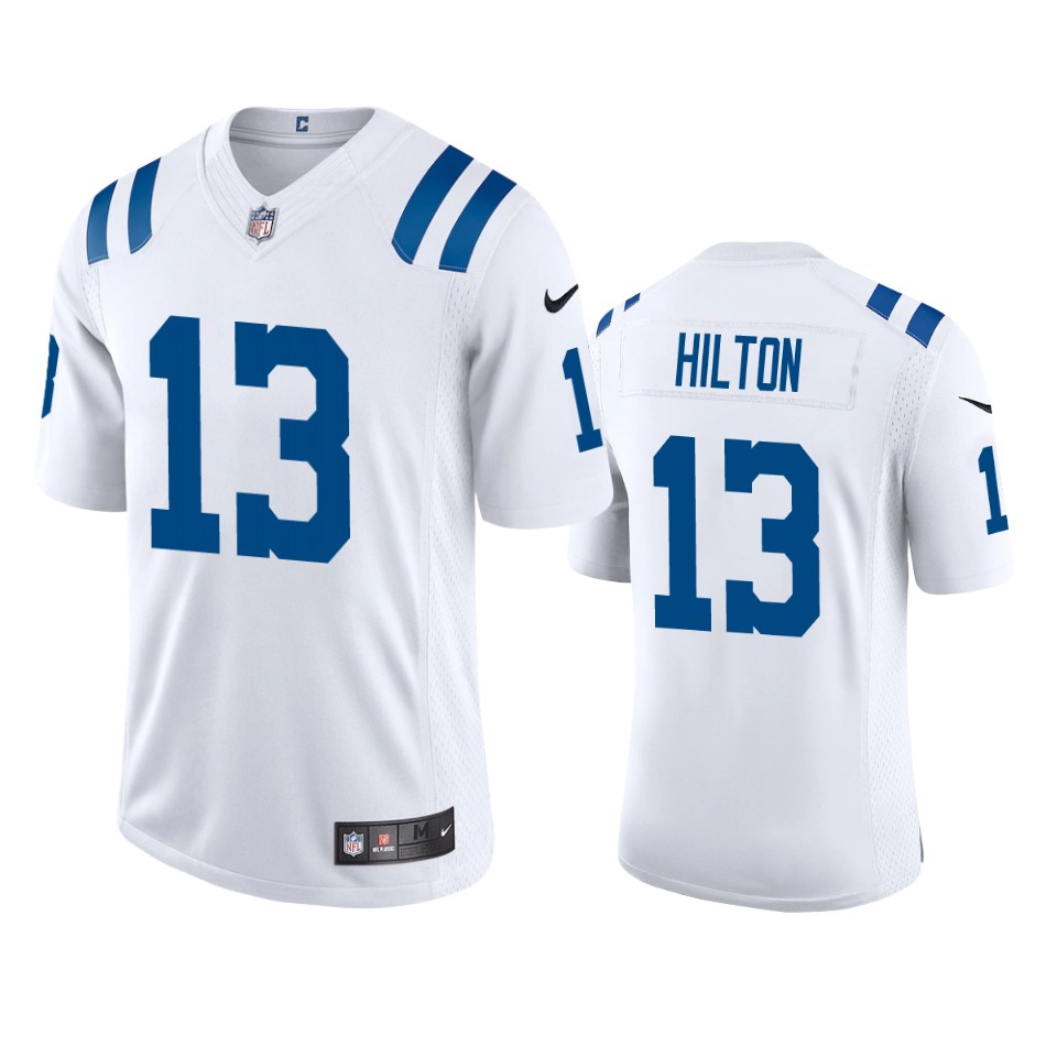 Personalized Indianapolis Colts #13 T.Y. Hilton Men’s White 2020 Limited Jersey