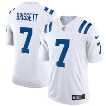 Personalized Indianapolis Colts #7 Jacoby Brissett Men’s White 2020 Limited Jersey