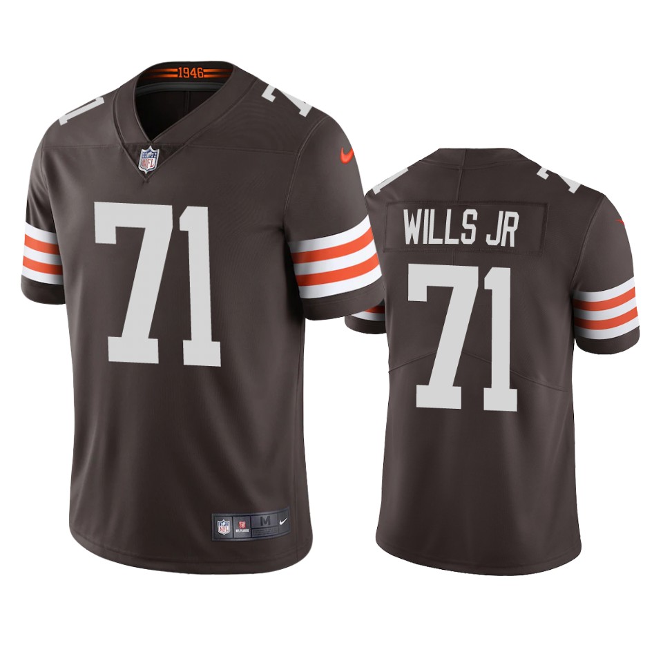 Personalized Cleveland Browns #71 Jedrick Wills Men’s Brown 2020 NFL Draft Limited Jersey