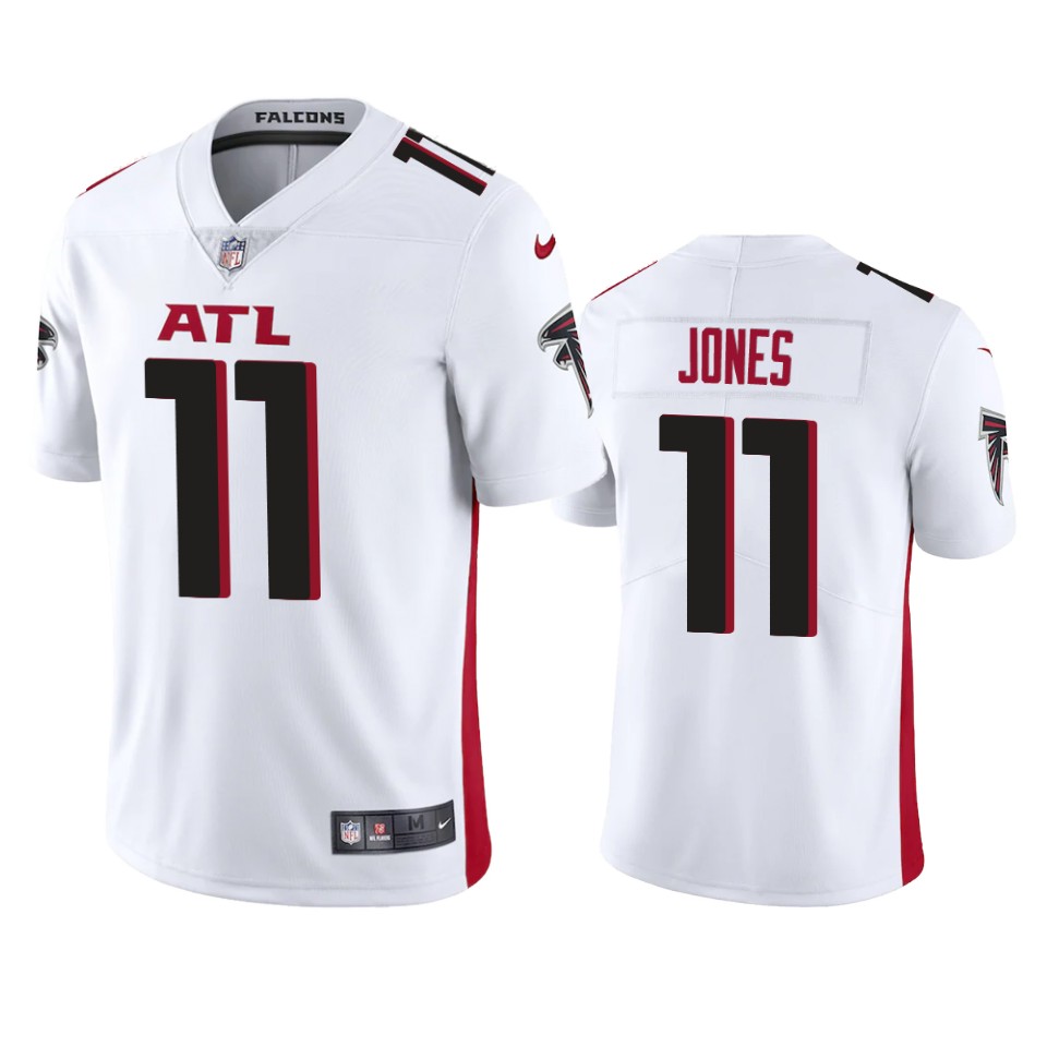 Personalized Atlanta Falcons #11 Julio Jones Men’s White 2020 Untouchable Limited NFL Jersey