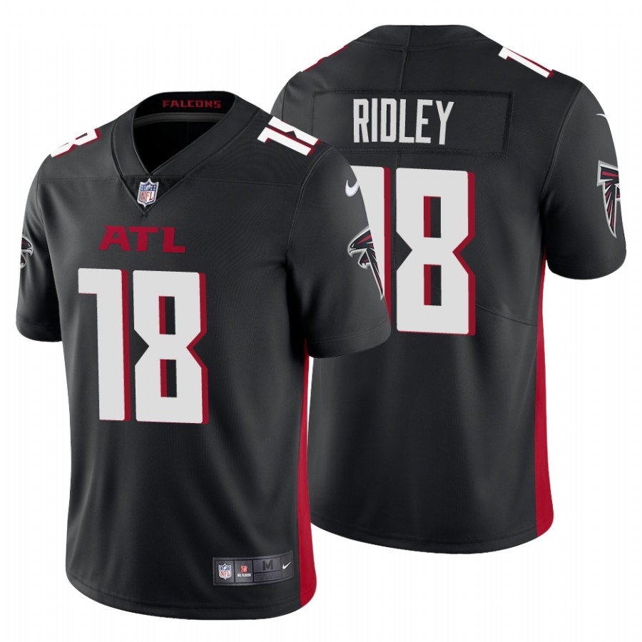 Personalized Atlanta Falcons #18 Calvin Ridley Men’s Black 2020 Untouchable Limited NFL Jersey