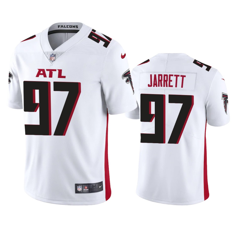 Personalized Atlanta Falcons #97 Grady Jarrett Men’s White 2020 Untouchable Limited NFL Jersey