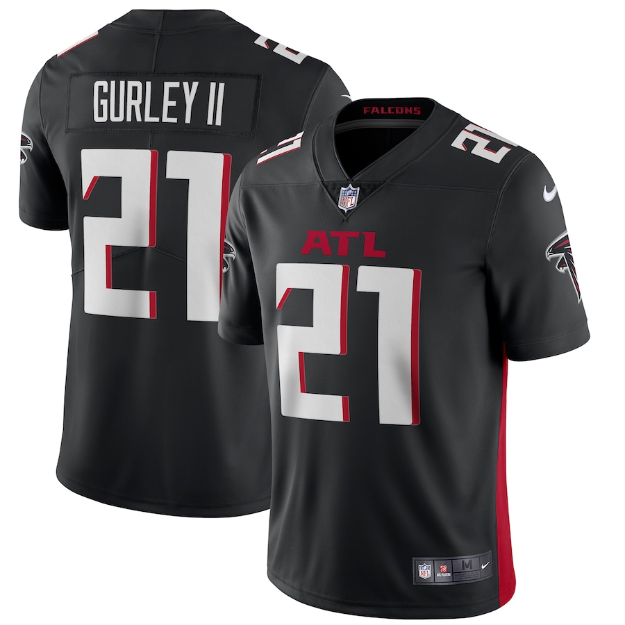 Personalized Atlanta Falcons #21 Todd Gurley II Men’s Black 2020 Untouchable Limited NFL Jersey