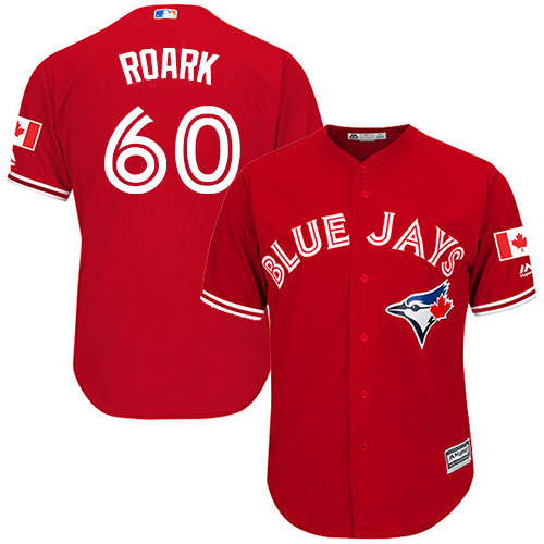 Personalized Blue Jays #60 Tanner Roark Red New Cool Base Stitched MLB Jersey