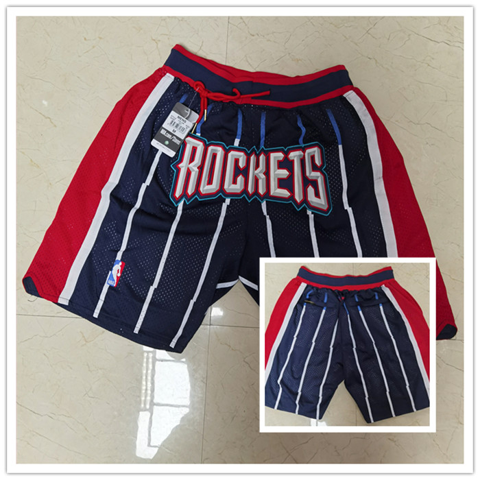 Personalized Rockets Navy Just Don With Pocket Swingman Shorts