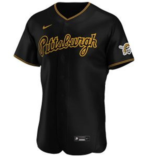 Personalized Men’s Pittsburgh Pirates Flexbase Black Jersey