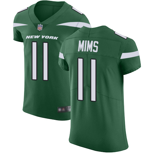 Personalized Jets #11 Denzel Mim Green Team Color Men’s Stitched NFL Untouchable Elite Jersey