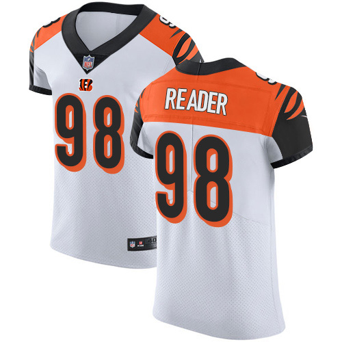 Personalized Bengals #98 D.J. Reader White Men’s Stitched NFL New Elite Jersey