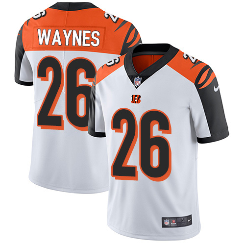 Personalized Bengals #26 Trae Waynes White Men’s Stitched NFL Untouchable Limited Jersey