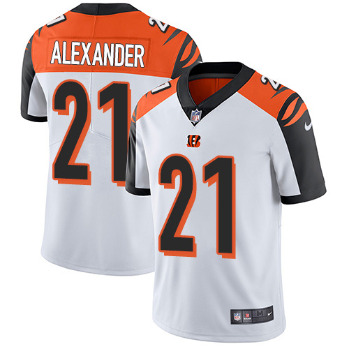 Personalized Bengals #21 Mackensie Alexander White Men’s Stitched NFL Untouchable Limited Jersey