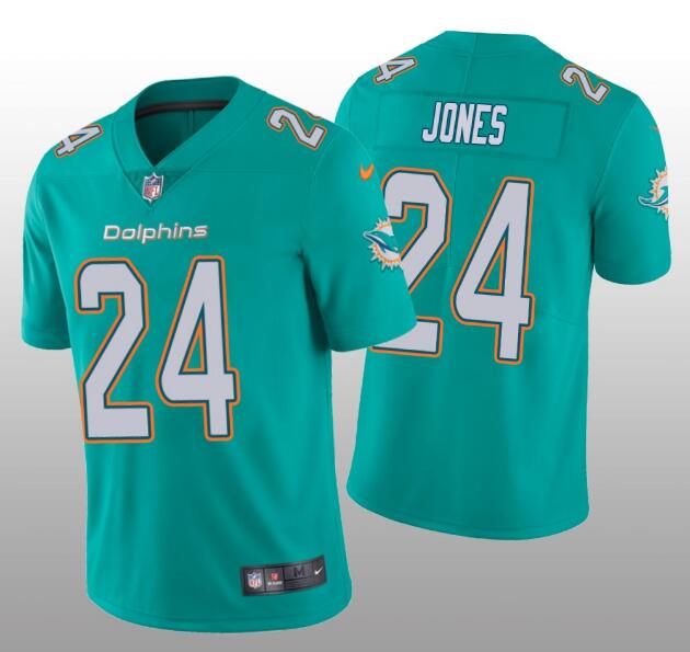 Personalized Dolphins 24 Byron Jones Aqua Untouchable Limited Jersey