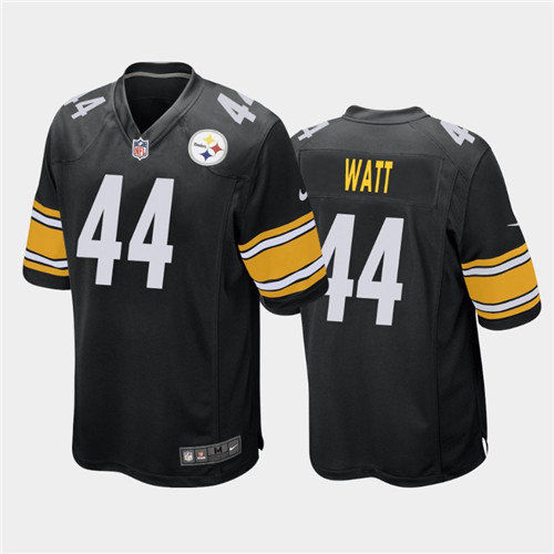 Personalized Steelers 44 Derek Watt Black Untouchable Player Limited Jersey