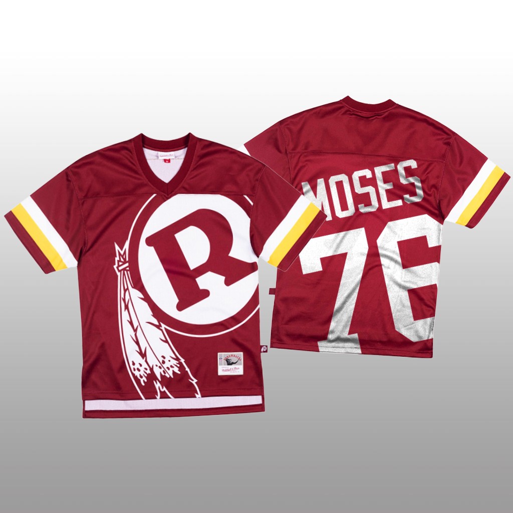 Personalized NFL Washington Redskins #76 Morgan Moses Red Men’s Mitchell & Nell Big Face Fashion Limited NFL Jersey