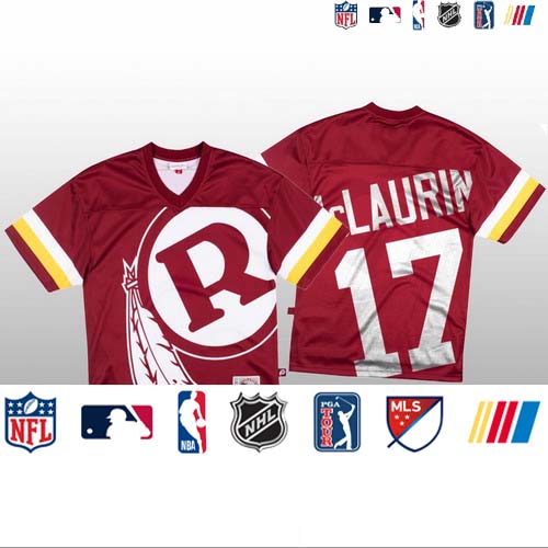 Personalized NFL Washington Redskins #17 Terry McLaurin Red Men’s Mitchell & Nell Big Face Fashion Limited NFL Jersey