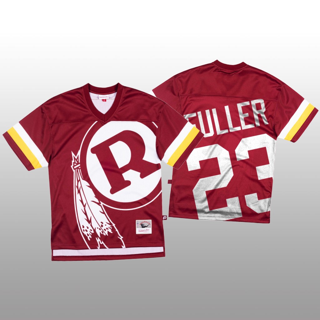 Personalized NFL Washington Redskins #23 Kendall Fuller Red Men’s Mitchell & Nell Big Face Fashion Limited NFL Jersey