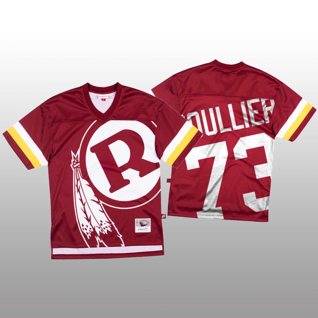 Personalized NFL Washington Redskins #73 Chase Roullier Red Men’s Mitchell & Nell Big Face Fashion Limited NFL Jersey