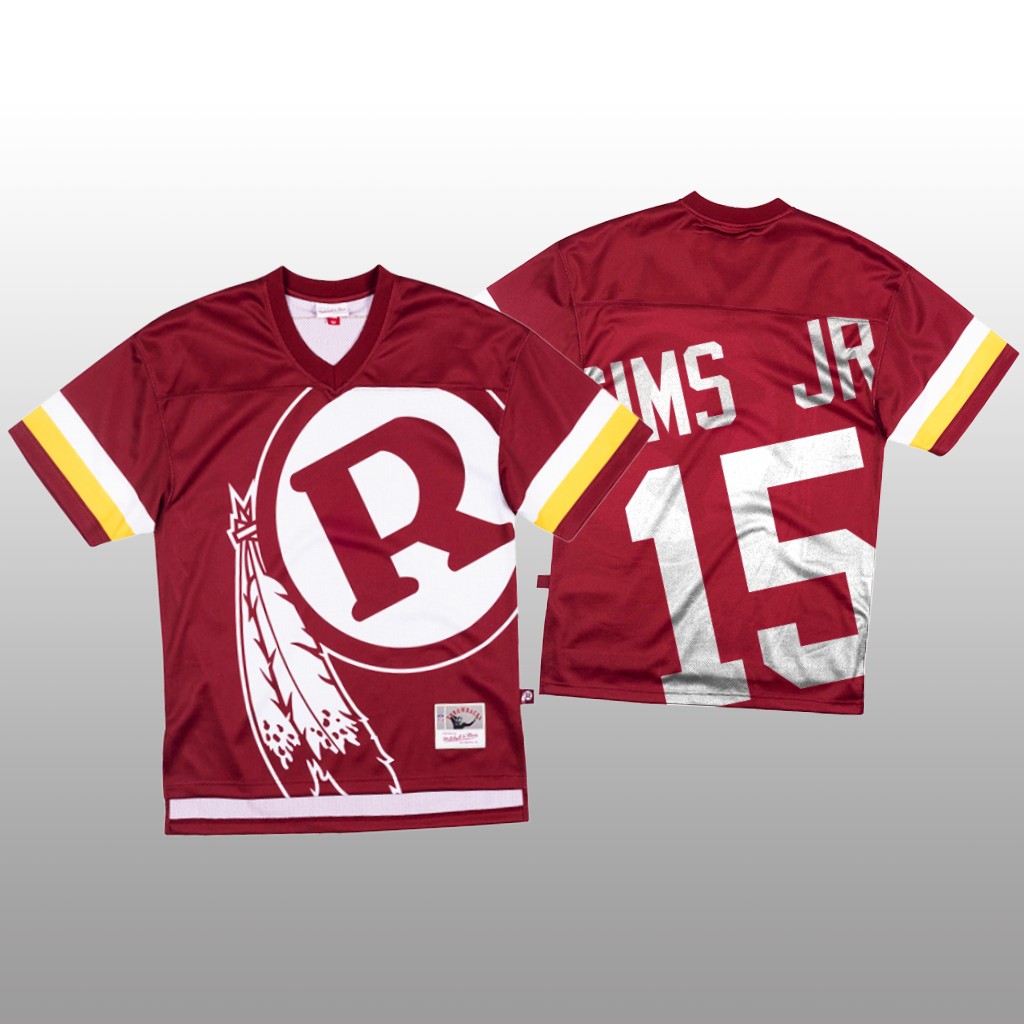 Personalized NFL Washington Redskins #15 Steven Sims Jr. Red Men’s Mitchell & Nell Big Face Fashion Limited NFL Jersey