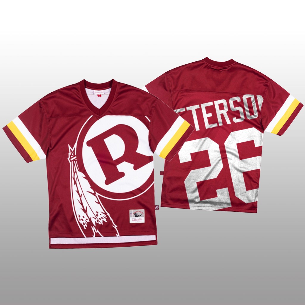 Personalized NFL Washington Redskins #26 Adrian Peterson Red Men’s Mitchell & Nell Big Face Fashion Limited NFL Jersey
