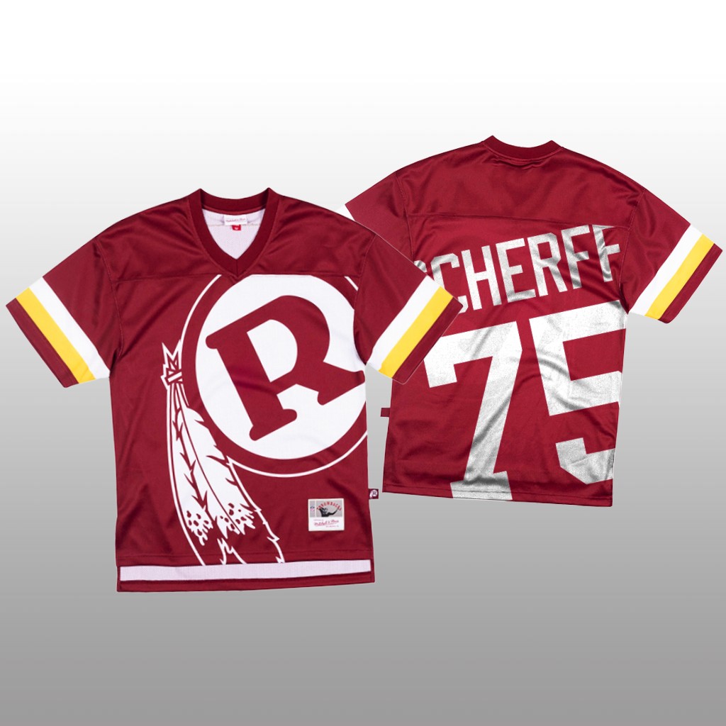 Personalized NFL Washington Redskins #75 Brandon Scherff Red Men’s Mitchell & Nell Big Face Fashion Limited NFL Jersey