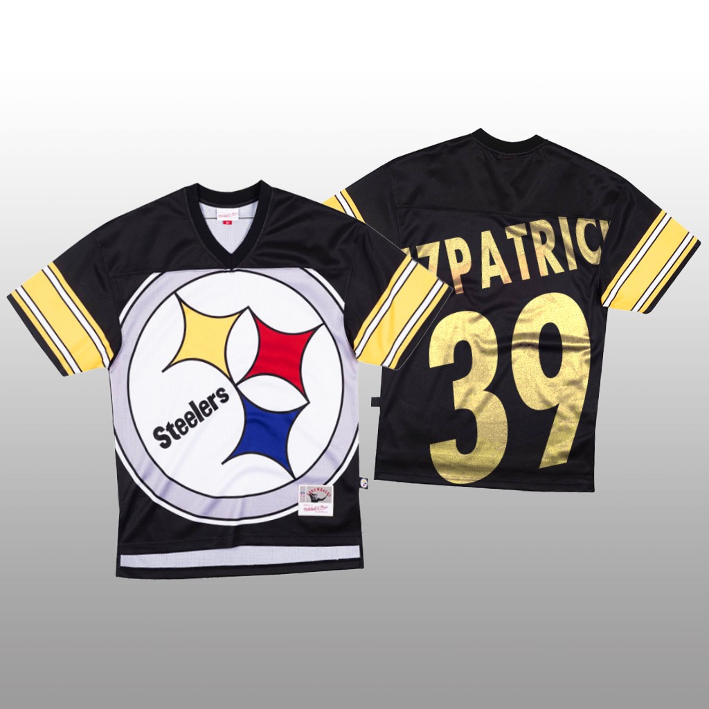 Personalized NFL Pittsburgh Steelers #39 Minkah Fitzpatrick Black Men’s Mitchell & Nell Big Face Fashion Limited NFL Jersey