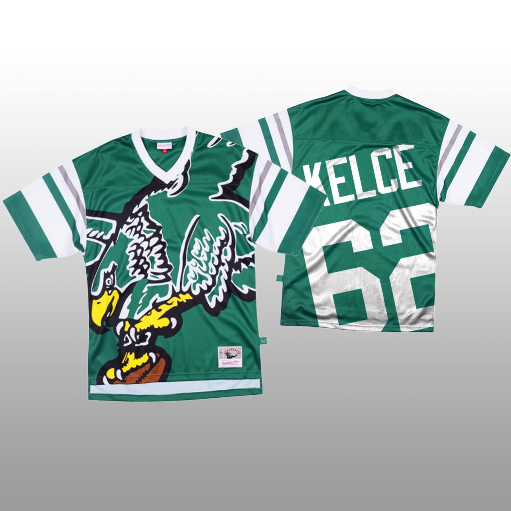 Personalized NFL Philadelphia Eagles #62 Jason Kelce Green Men’s Mitchell & Nell Big Face Fashion Limited NFL Jersey